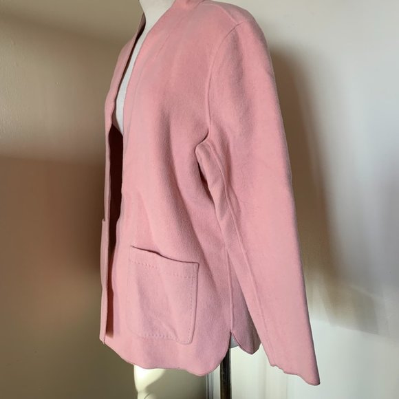 Chico's Reversible Plush Jacket Shaket Mellow Rose Size 2 (12/14) NWT - Picture 11 of 16